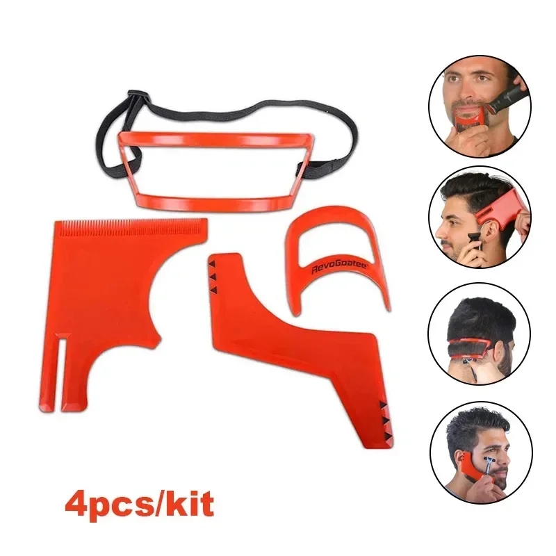 Mens Grooming Tools - 2/4 szt. Grzebienie do brody męskiej