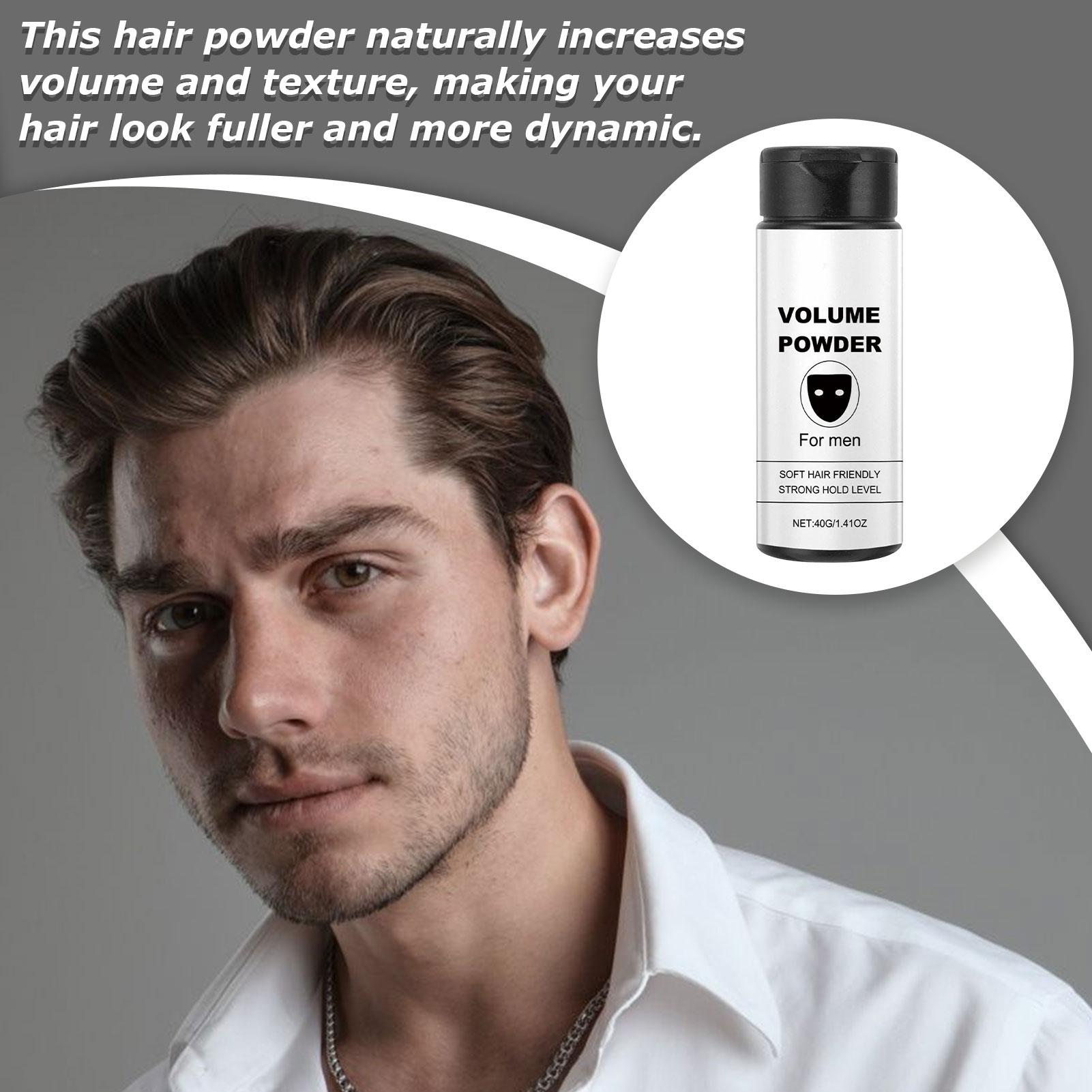Men'S Grooming Hairstyles - Naturalny puder do stylizacji włosów, puder