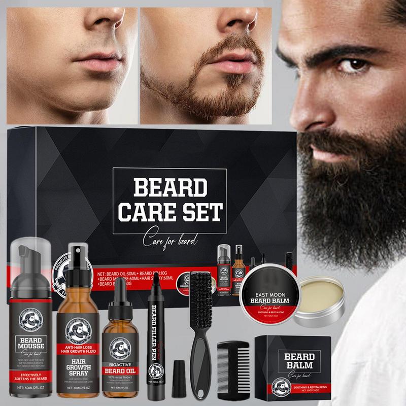 Men'S Grooming Tonic - 7szt Odżywka do pielęgnacji brody Mężczyźni