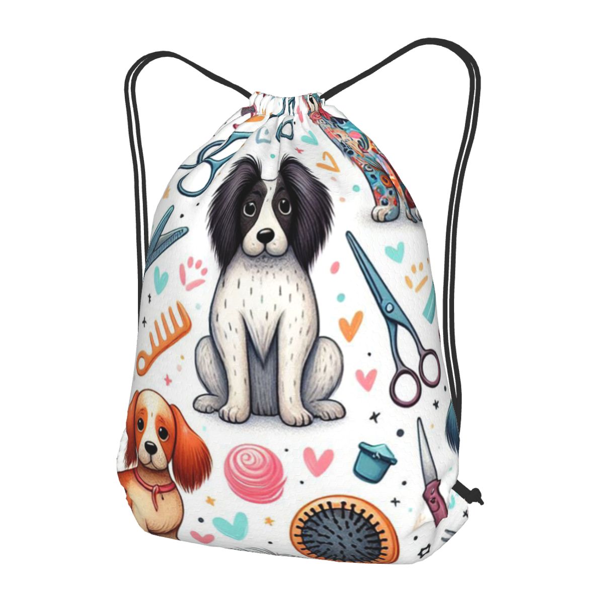 Men'S Grooming Bag - Plecak z nadrukiem dla groomerów psów,