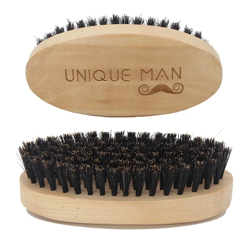 Men'S Grooming Set - Drewniana szczotka do brody dla mężczyzn