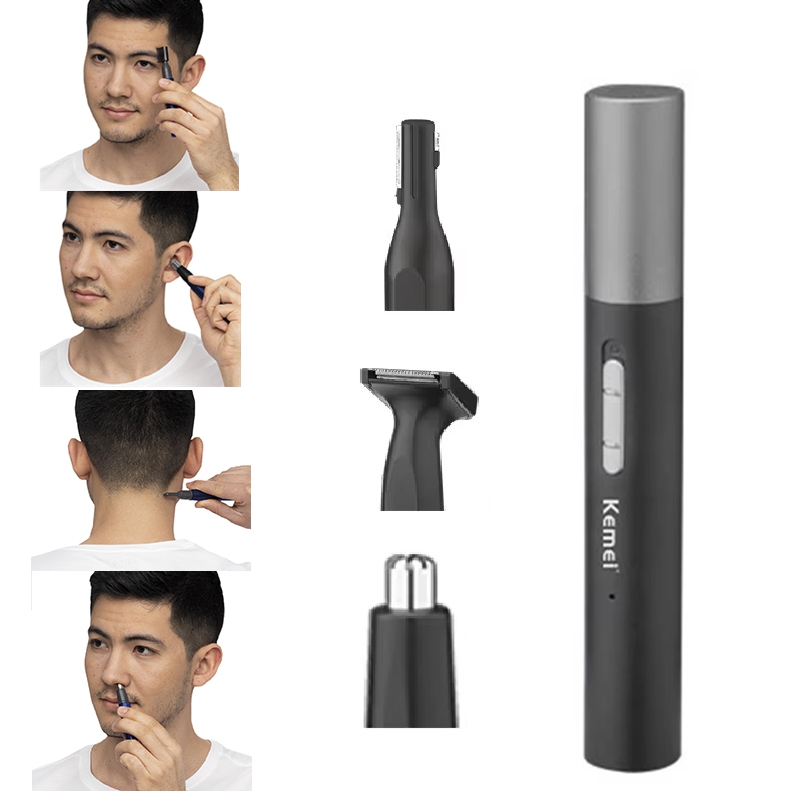Men'S Grooming Set - Kemei Pro Akumulatorowy Trymer do Nosa,