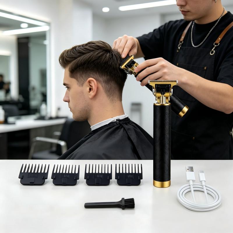 Men'S Grooming Set - Profesjonalny bezprzewodowy trymer do włosów z