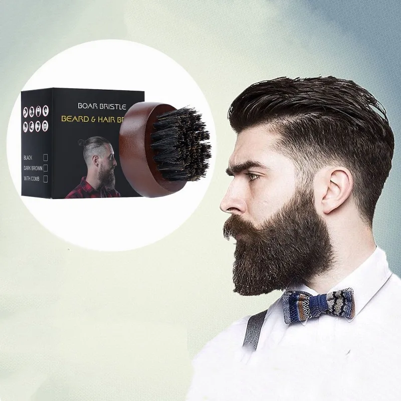 Mens Grooming Tools - Szczotka do brody Mężczyzna z włosia