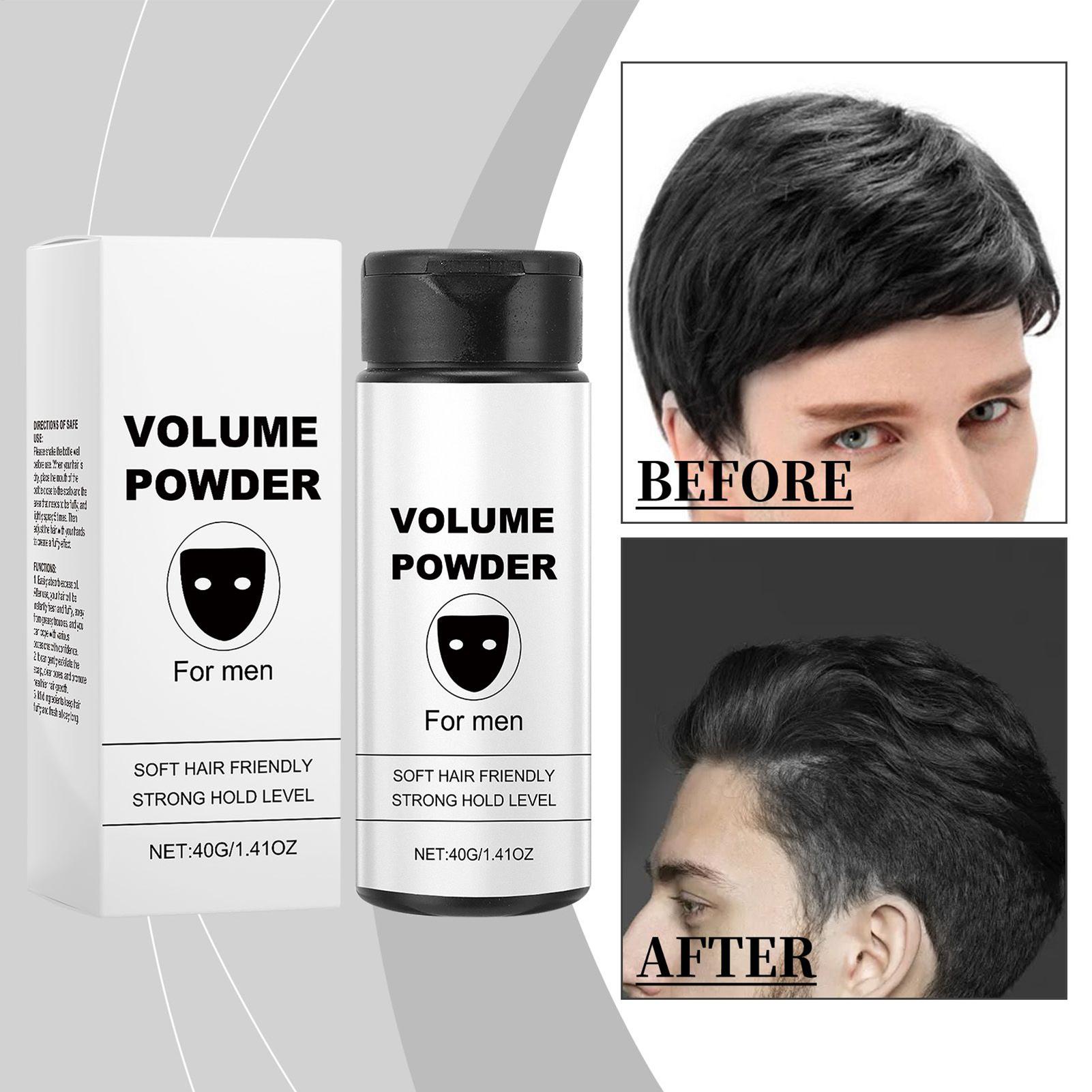 Men'S Grooming Hairstyles - Puder do włosów dla mężczyzn, stylizujący,