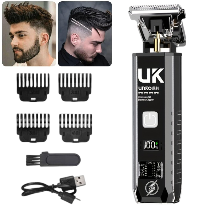 Men'S Grooming Set - Elektryczny trymer do brody T9, bezprzewodowa