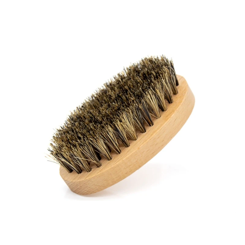 Men Grooming Hygiene - Szczotka do pielęgnacji brody Owalna szczotka