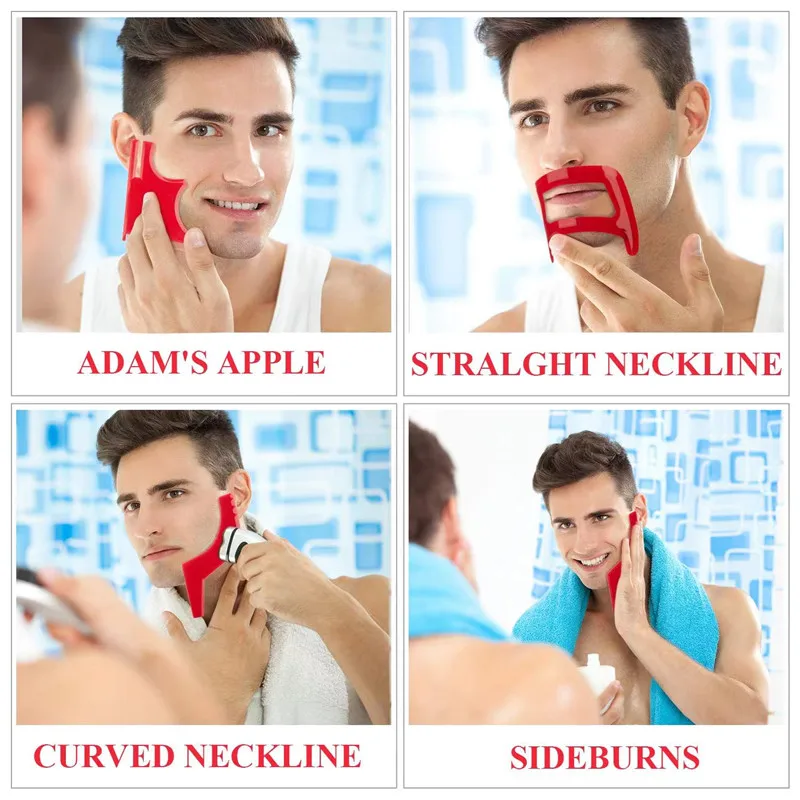 2/4 szt. Grzebienie do brody m – Mens Grooming Tools recenzja i cena