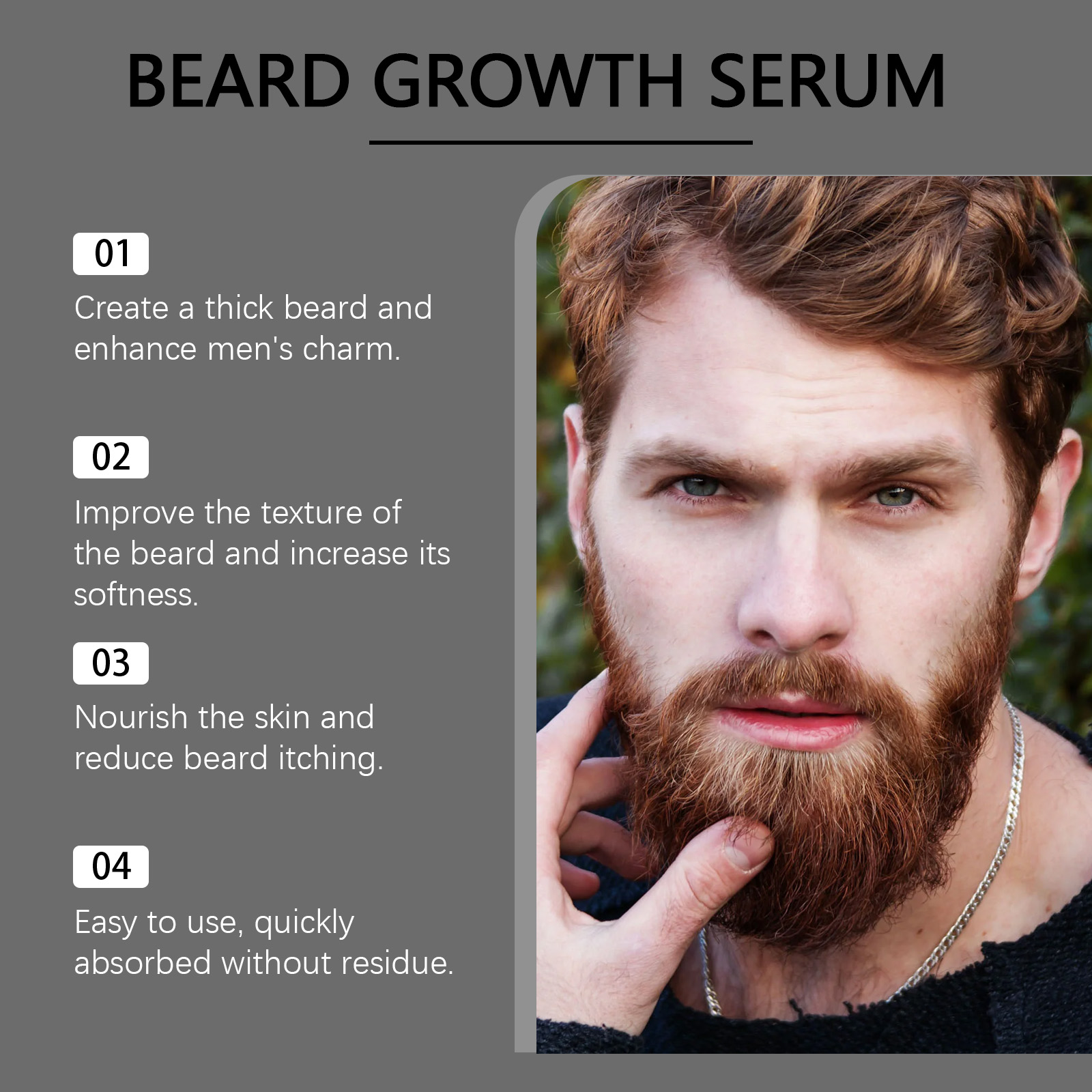 Olejek do wzrostu brody, serum – Men'S Grooming Tonic recenzja i cena