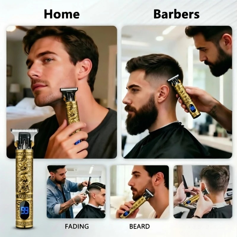 Elektryczny trymer do brody T9 – Men'S Grooming Set recenzja i cena