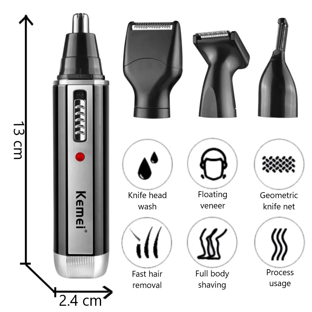 KM-6630 Kemei Trymer dla Mężcz – Men Grooming Hygiene recenzja i cena