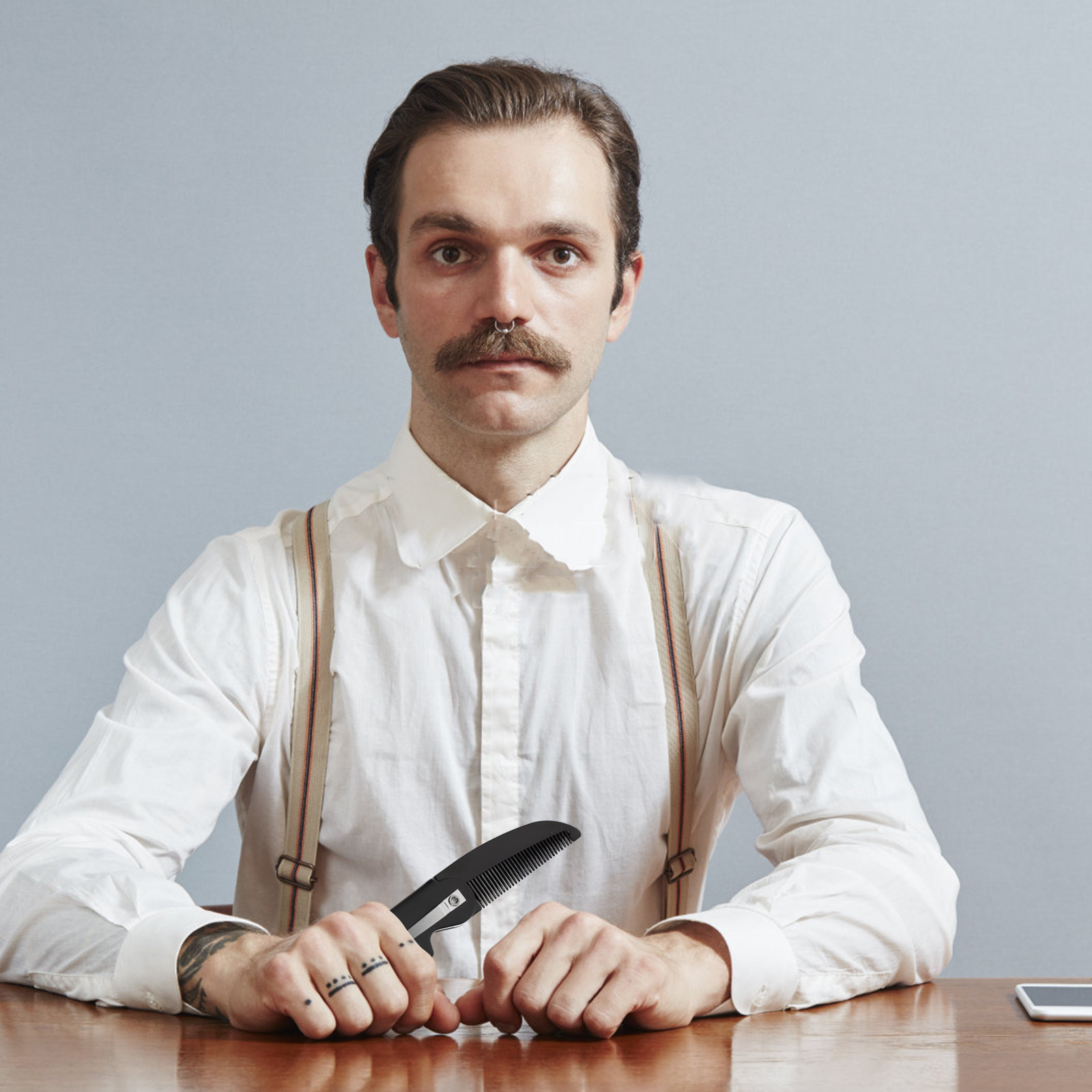 4 szt. Składane grzebienie do  – Mens Grooming Tools recenzja i cena