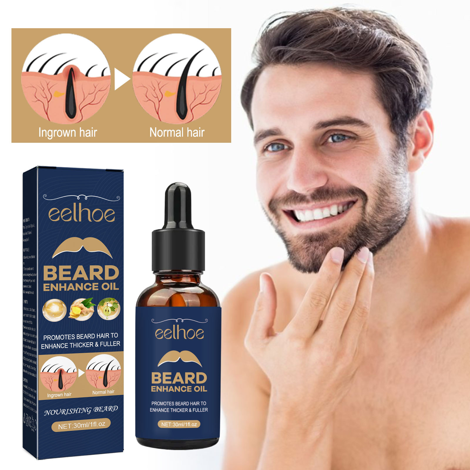 Olejek na porost brody dla męż – Men'S Grooming Tonic recenzja i cena