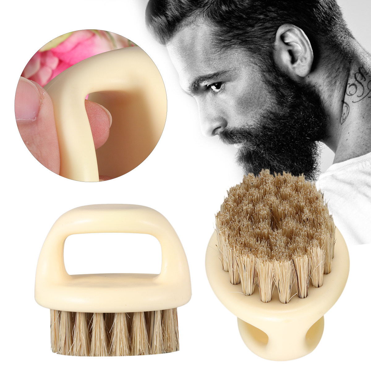 Zestaw 2 szczotek do brody dla – Men'S Grooming Set recenzja i cena