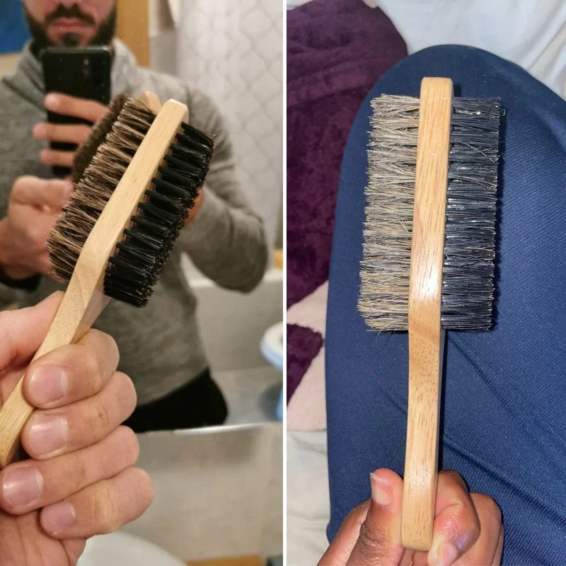 Szczotka do brody z naturalnym – Men Grooming Hygiene recenzja i cena