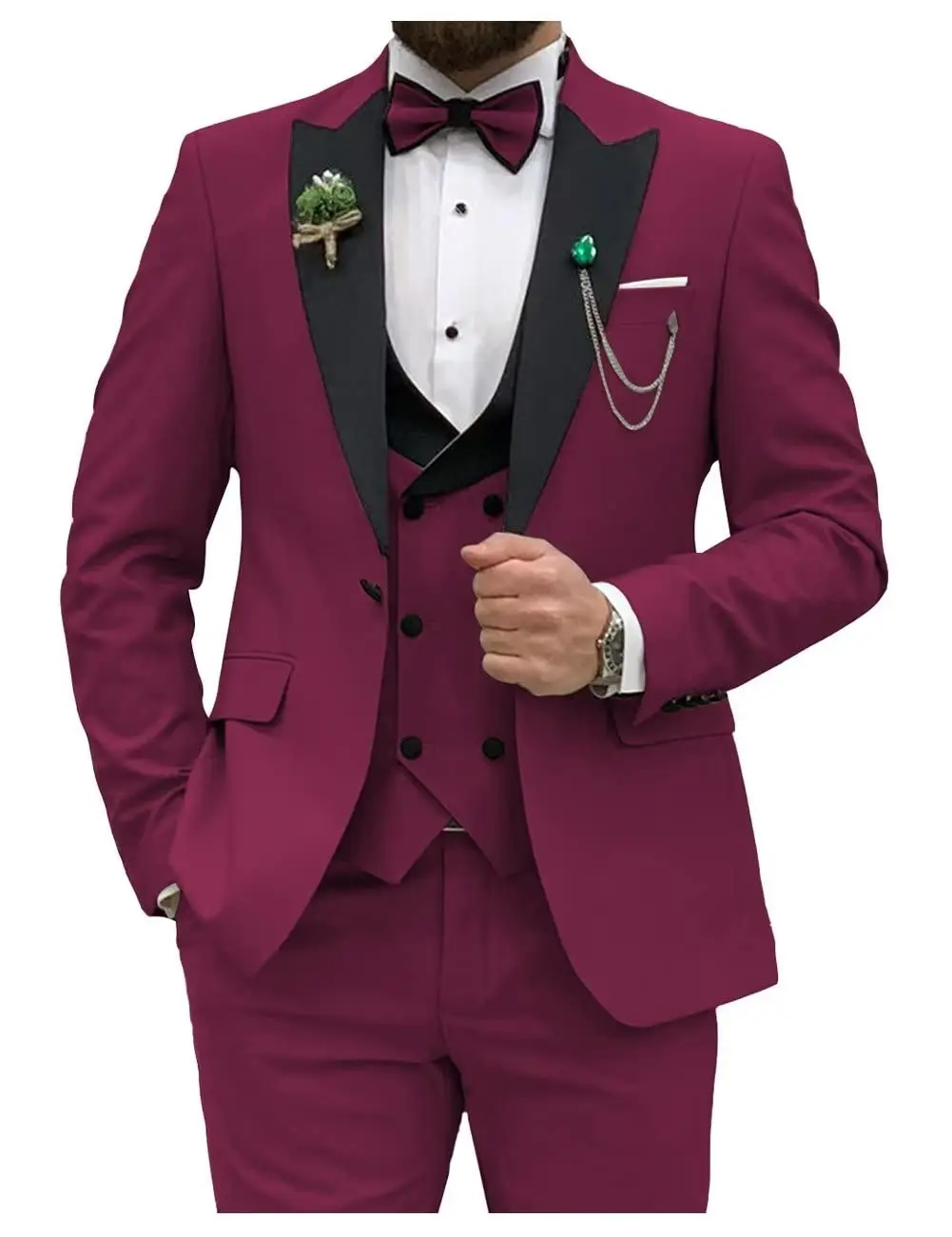 Królewski błękit Garnitury męs – Men Grooming Outfit recenzja i cena