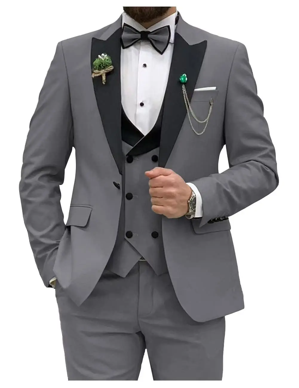 Królewski błękit Garnitury męs – Men Grooming Outfit recenzja i cena