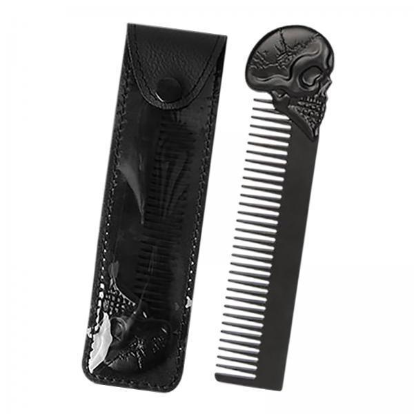 Grzebień do brody z czaszką, z – Men'S Grooming Hairstyles recenzja i cena