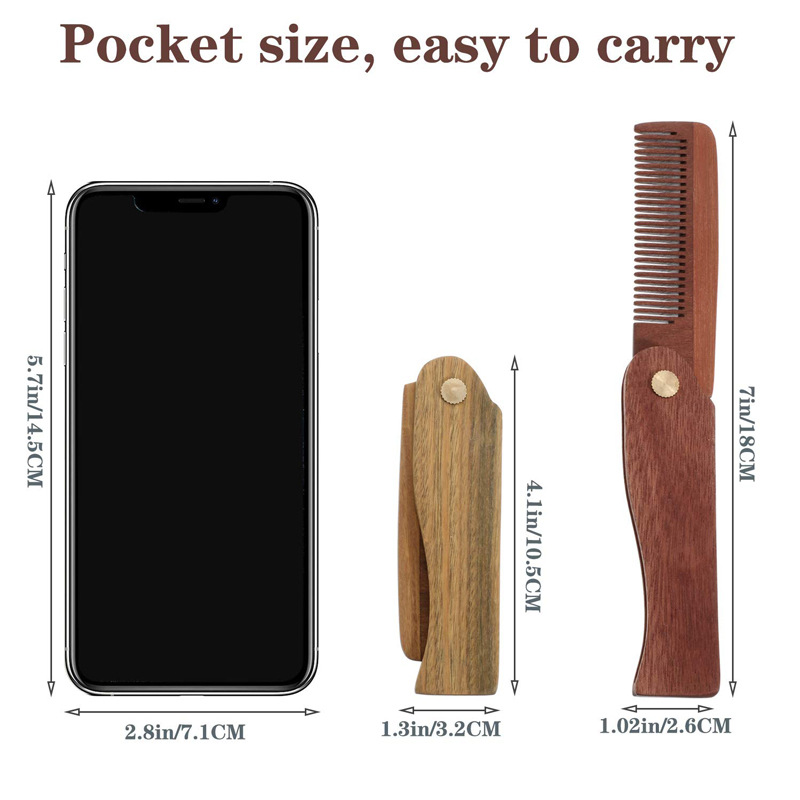 Składany grzebień do brody i w – Men'S Grooming Hairstyles recenzja i cena