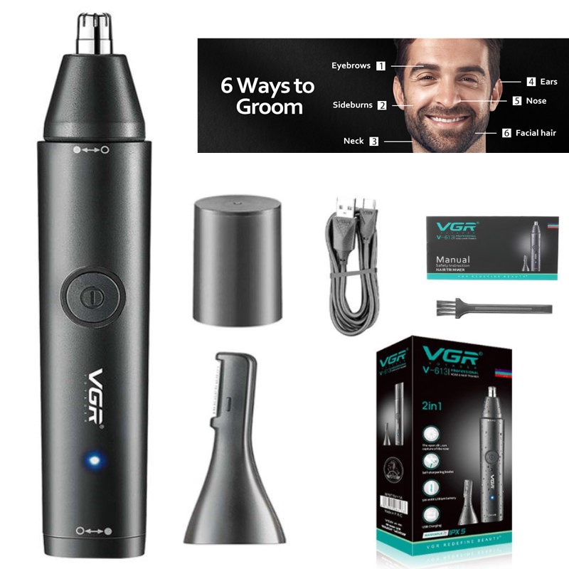 Trymer do nosa 2w1 na mokro i  – Men Grooming Hygiene recenzja i cena